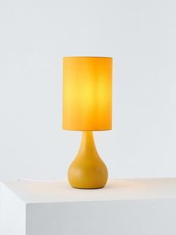 John Lewis Kristy Touch Table Lamp, Ochre