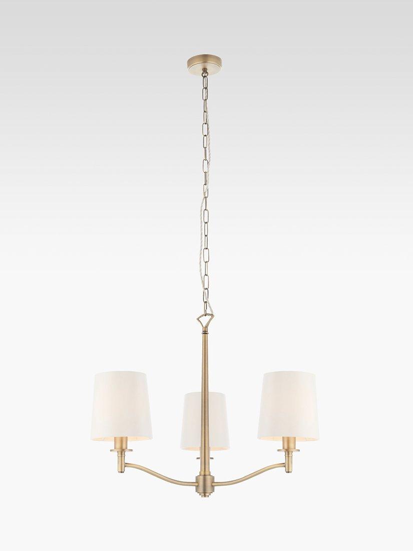 Bay Lighting Eleanor 3 Arm Ceiling Light, Antique Brass