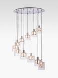 Bay Lighting Nina 12 Pendant Cluster Ceiling Light, Clear