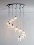 Bay Lighting Nina 12 Pendant Cluster Ceiling Light, Clear