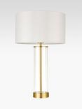 Bay Lighting Grace Glass Touch Table Lamp, Clear/Gold