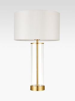 Bay Lighting Grace Glass Touch Table Lamp - view 2, Clear/Gold