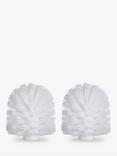 John Lewis Toilet Brush Head, 85mm, Pack of 2