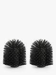 John Lewis Silicone Toilet Brush Head, 85mm, Pack of 2