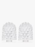 John Lewis Spare Toilet Brush Head, Medium, 70mm, Pack of 2