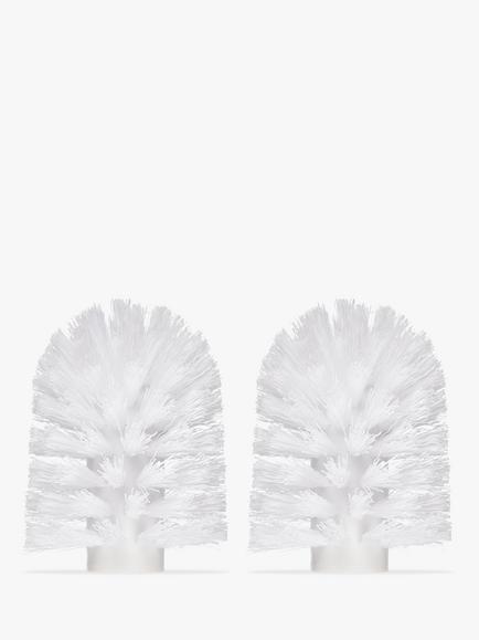 John Lewis Spare Toilet Brush Head, Medium, 70mm, Pack of 2, White
