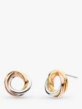 Kit Heath Bevel Cirque Trilogy Stud Earrings, Multi