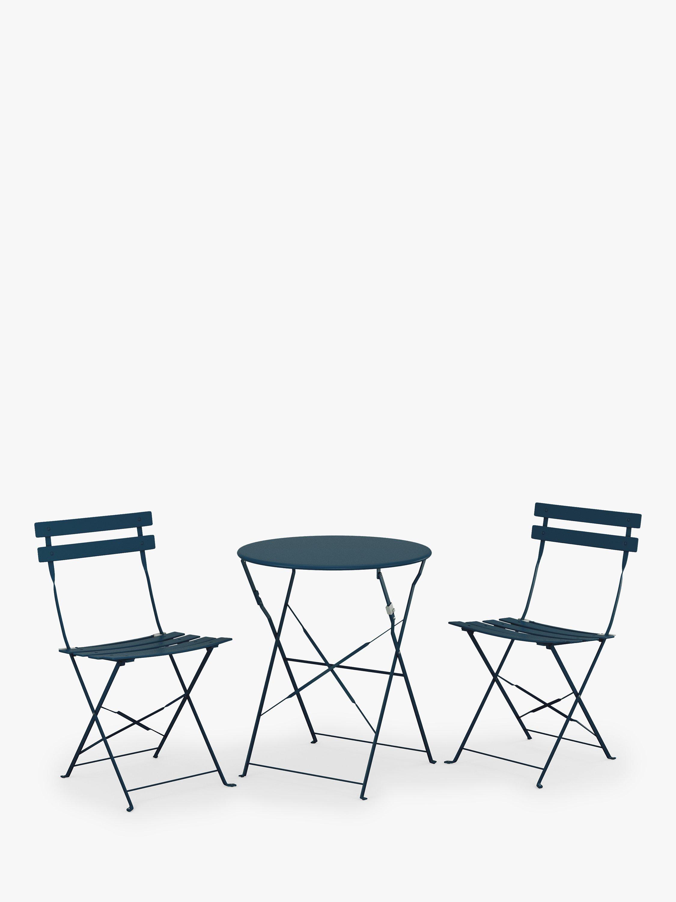 John Lewis ANYDAY Camden 2-Seater Garden Bistro Table & Chairs Set