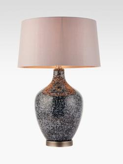 Bay Lighting Esma Glass Table Lamp, Grey, Grey
