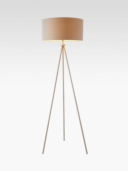 Bay Lighting Jax Tripod Floor Lamp, Matt Nickel