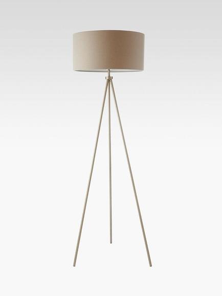 Bay Lighting Jax Tripod Floor Lamp - view 2, Matt Nickel