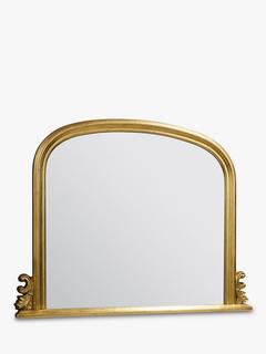 Gallery Direct Thornby Overmantel Wall Mirror, 94 x 118cm, Gold