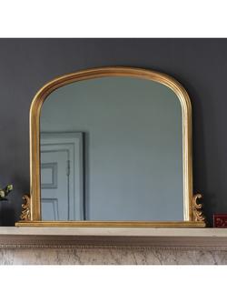 Gallery Direct Thornby Overmantel Wall Mirror, 94 x 118cm - view 2, Gold
