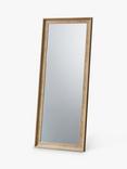 Gallery Direct Fraser Rectangular Wood-Effect Frame Leaner Mirror, 152 x 63.5cm, Oak