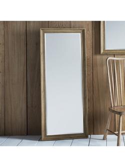 Gallery Direct Fraser Rectangular Wood-Effect Frame Leaner Mirror, 152 x 63.5cm, Oak - view 2, Oak