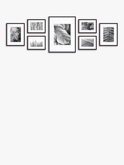 nielsen Gallery Aluminium Gallery Set Multi-aperture Photo Frames, 7 Photo - view 2, Black