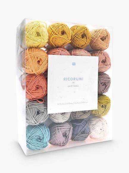 Rico Design Ricorumi Ltd Yarn, Pack of 20, 25g, Multi, Multi
