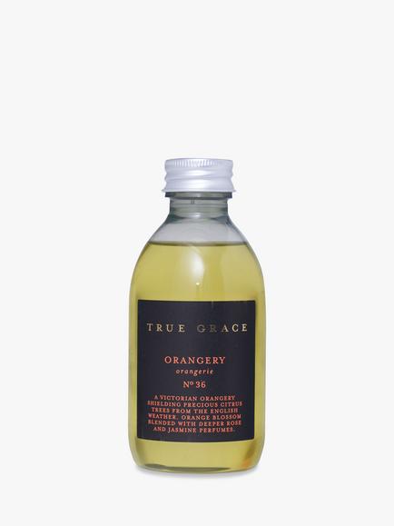 True Grace Orange Diffuser Refill, 200ml, Amber