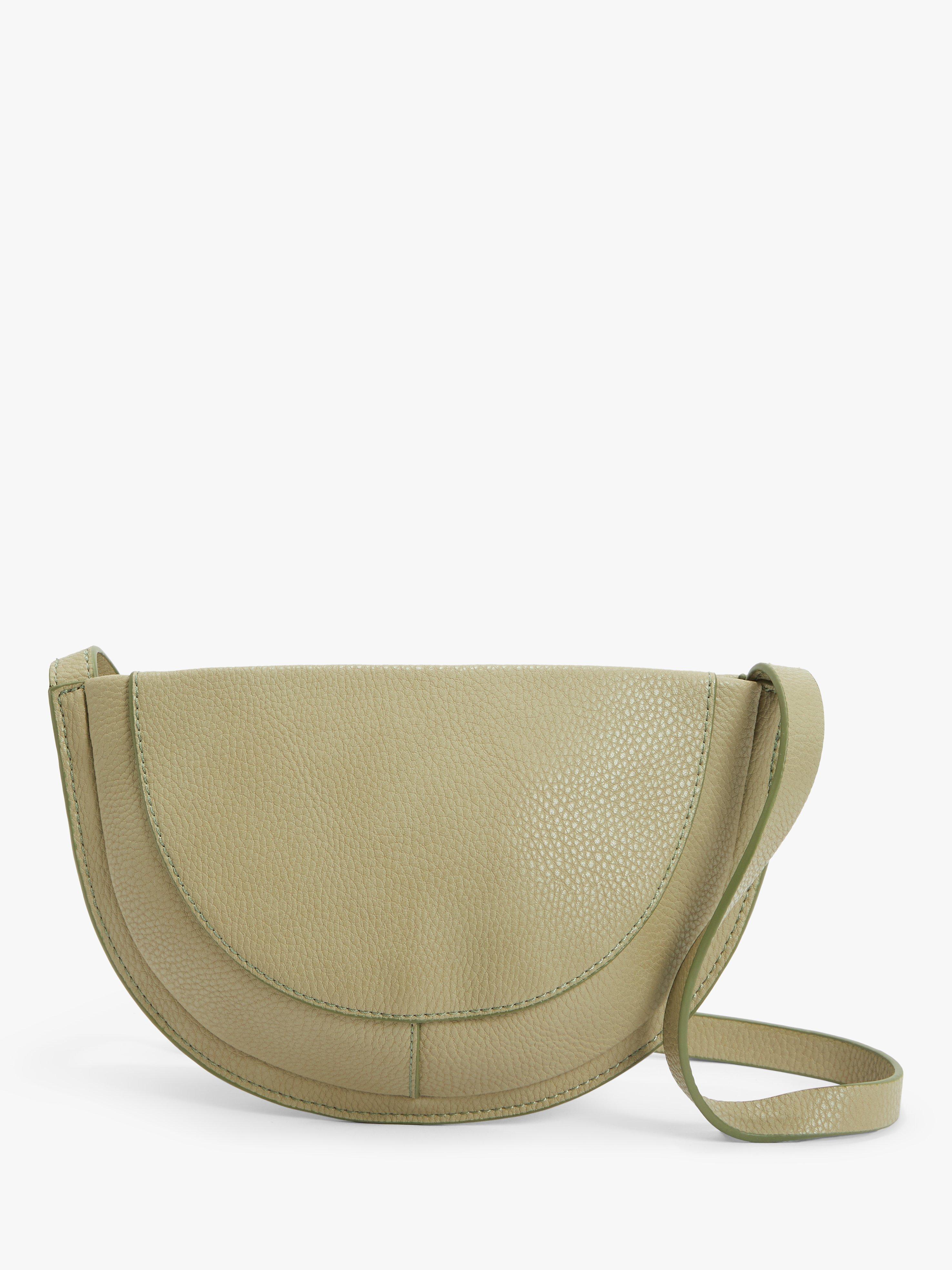 Kin Small Crescent Cross Body Bag, Green