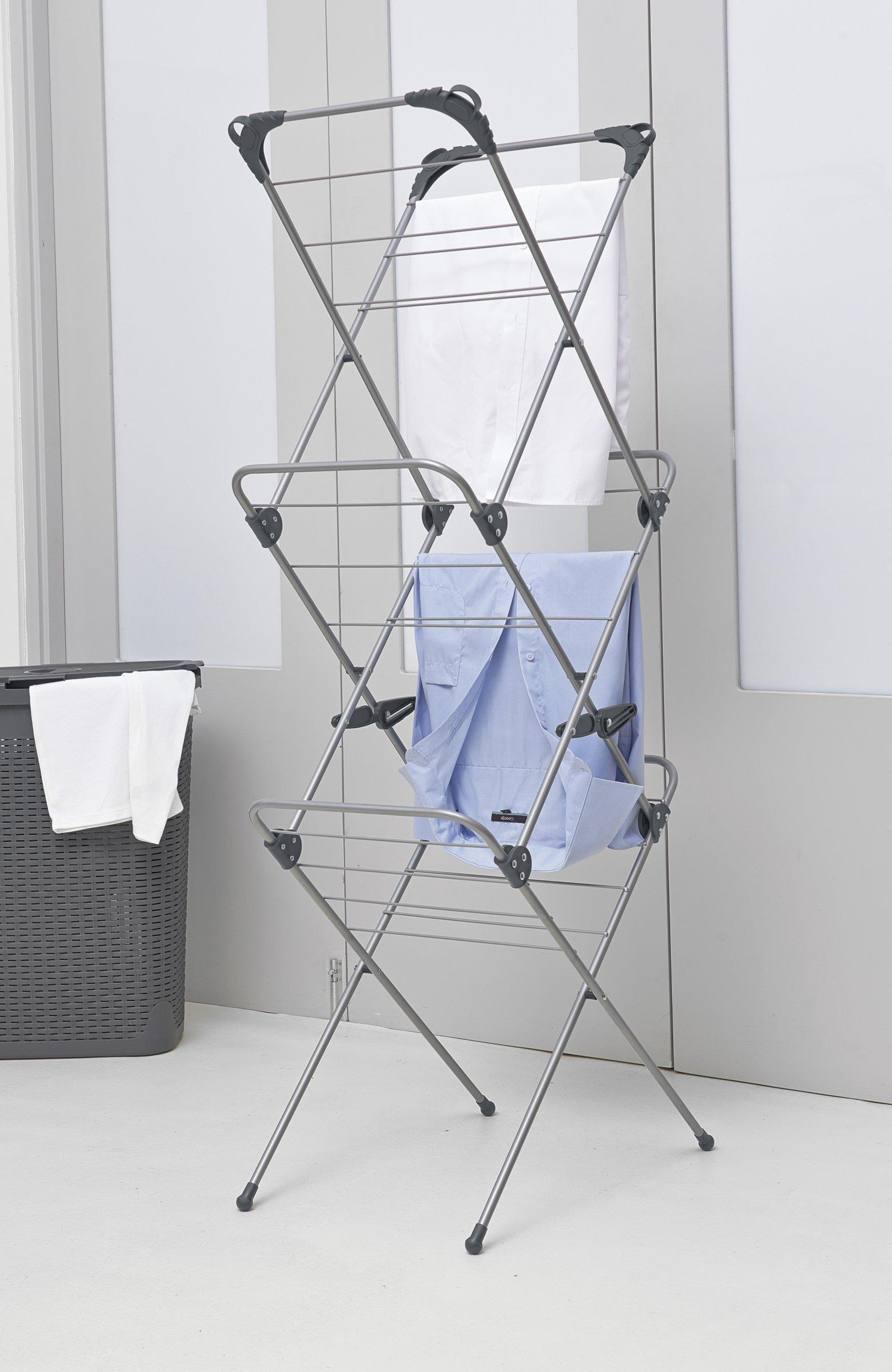 John Lewis Slim 3 Tier Indoor Clothes Airer