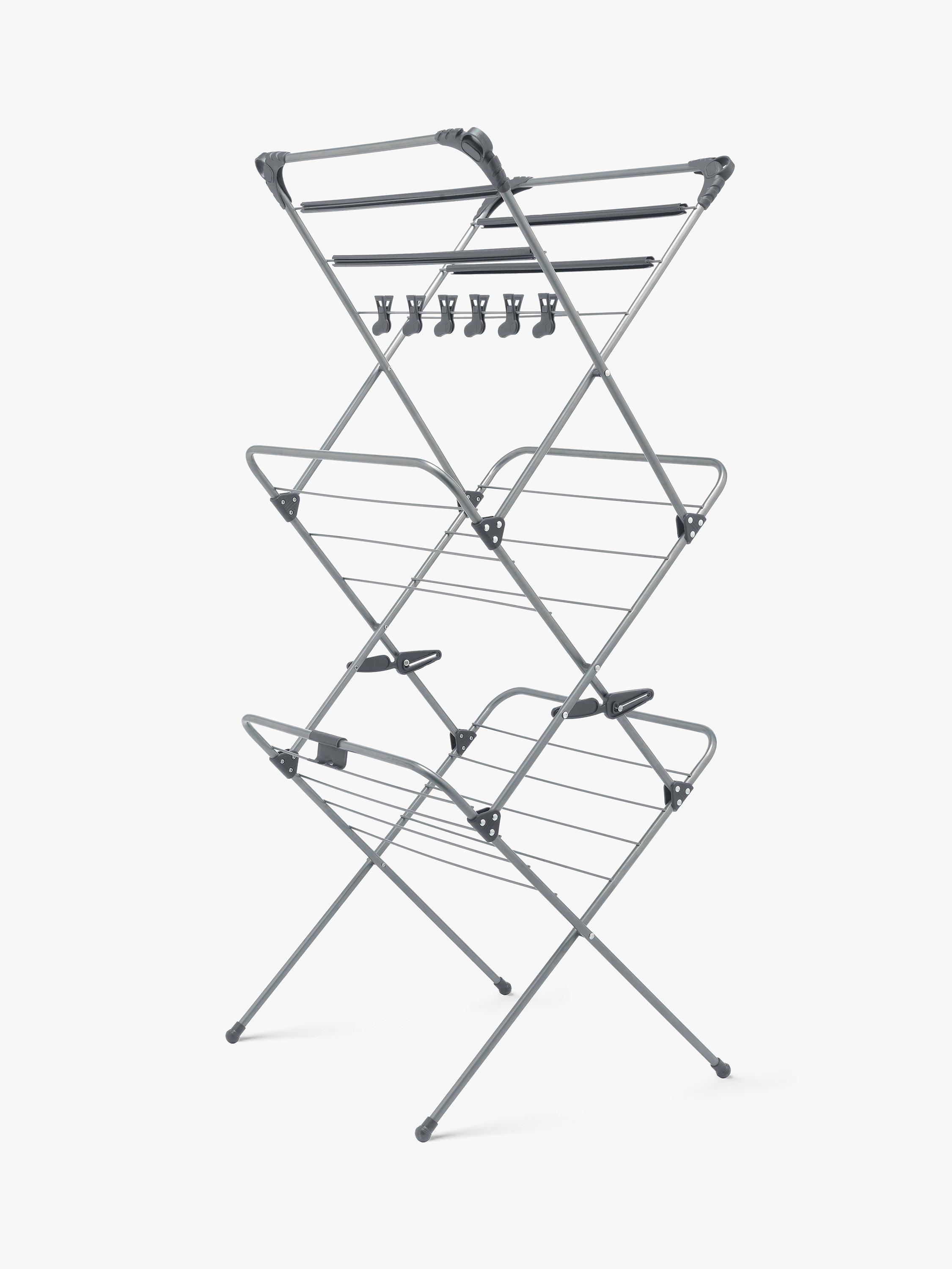 John Lewis Deluxe 3 Tier Indoor Clothes Airer