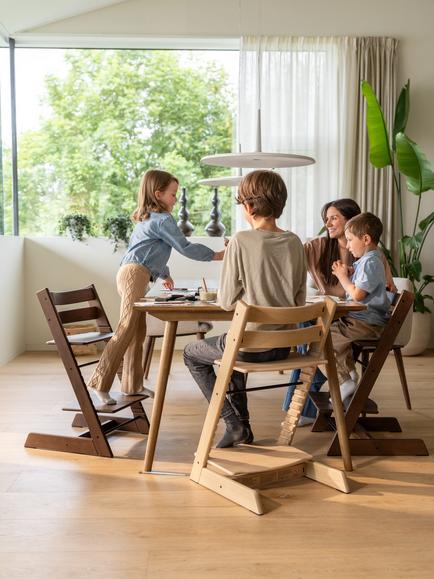 Stokke Tripp Trapp Oak Highchair, Oak Natural - view 2, Oak Natural