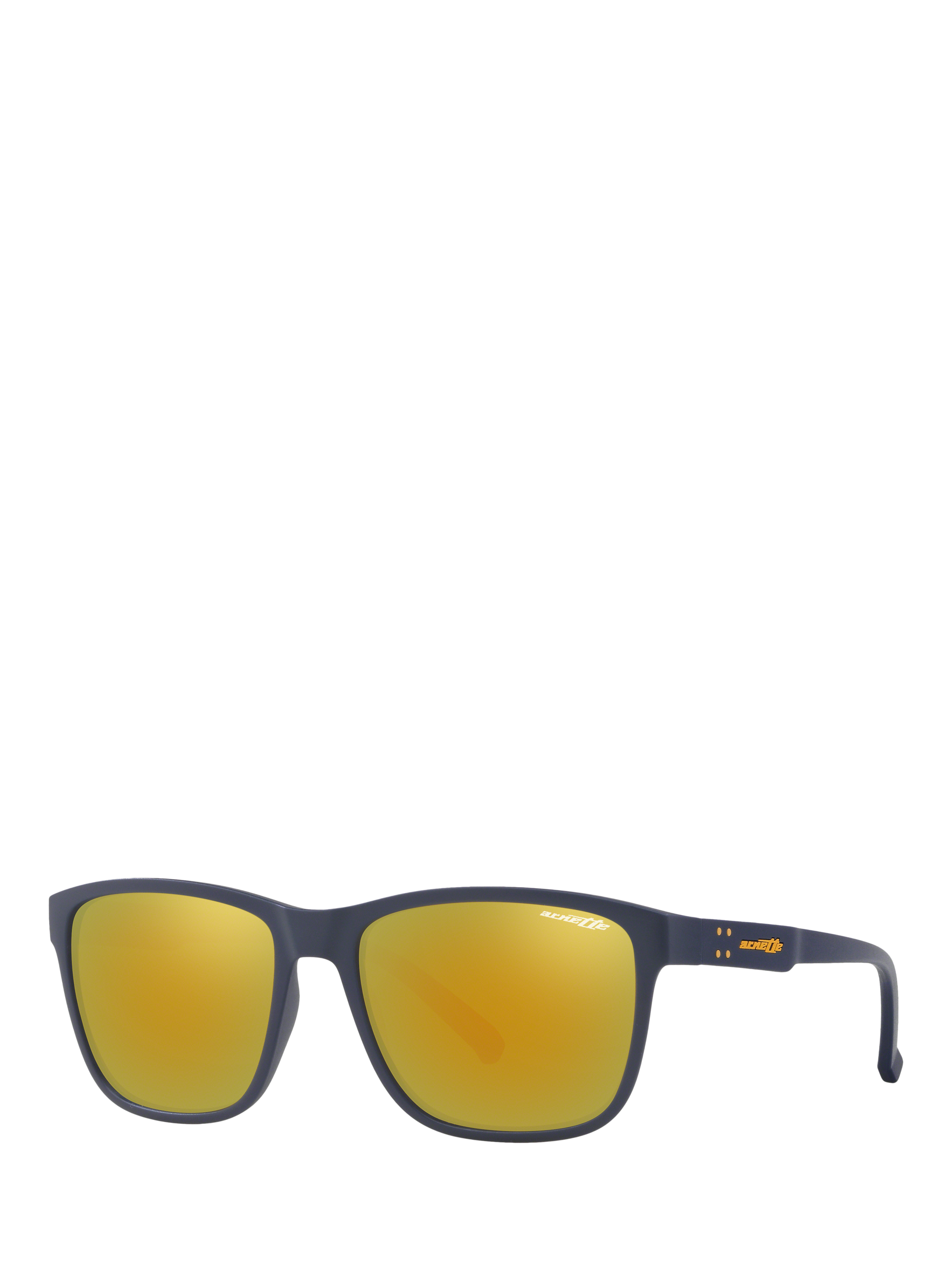 Arnette 0AN4255 Women's D-Frame Sunglasses, Blue/Mirror Yellow