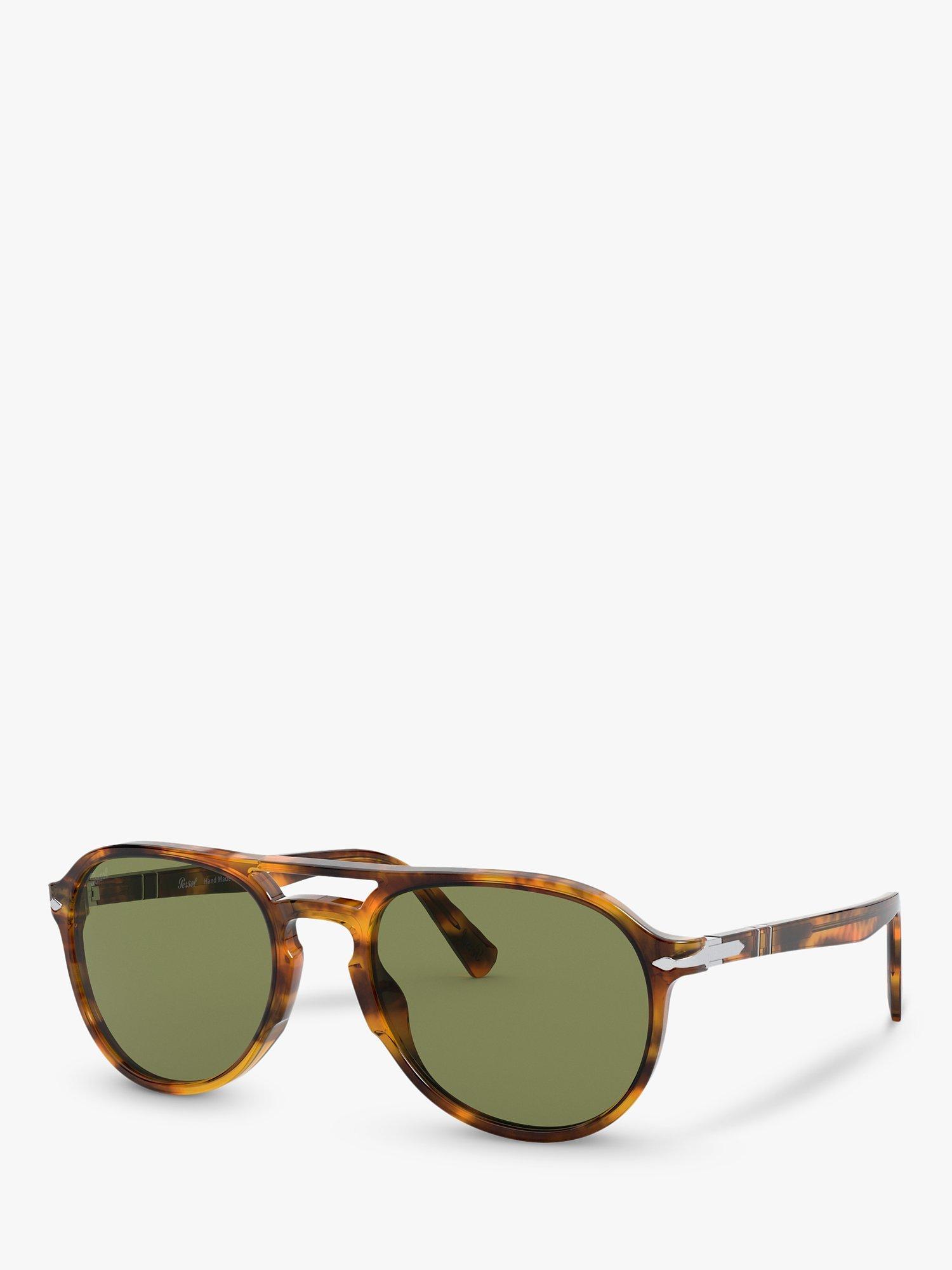 Persol PO3235S Women s Aviator Sunglasses Light Havana Green