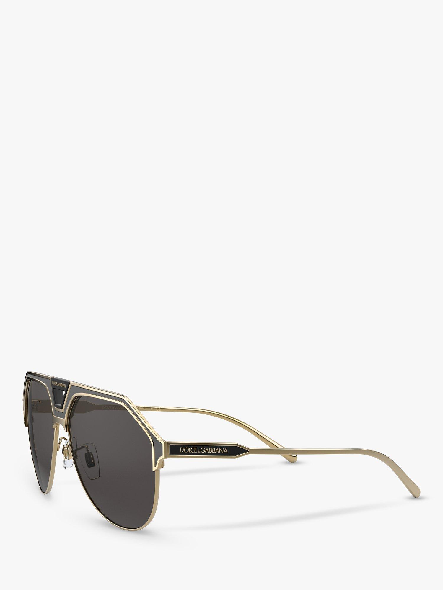 Dolce Gabbana DG2257 Men s Aviator Sunglasses Black