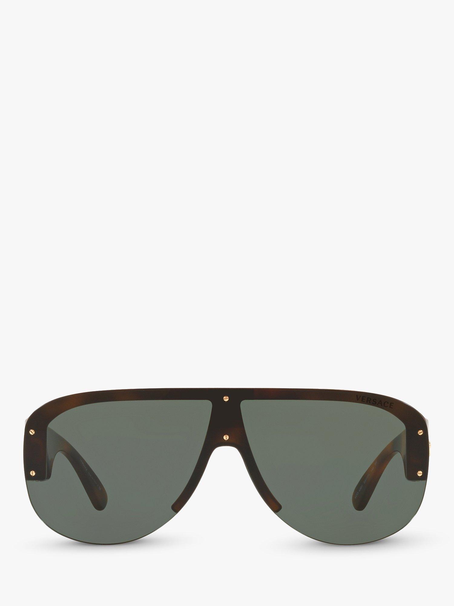 Product image 3 of 5, which shows Versace 0VE4391 Women's Irregular Sunglasses, Havana/Grey