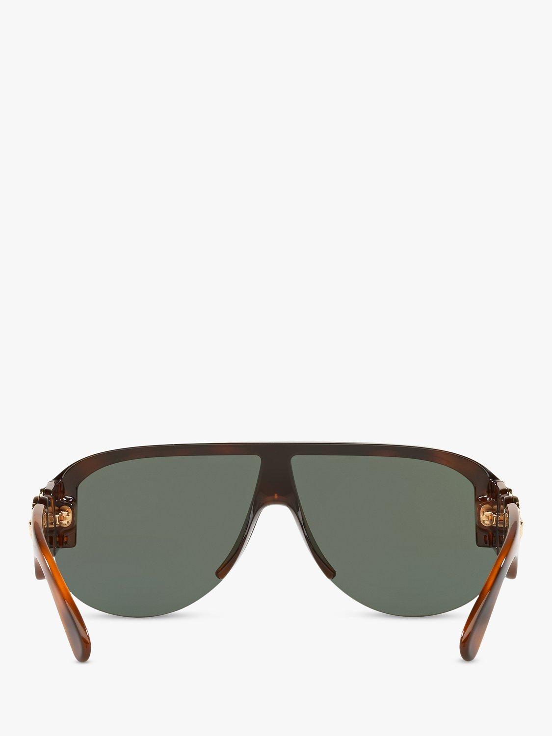 Product image 5 of 5, which shows Versace 0VE4391 Women's Irregular Sunglasses, Havana/Grey