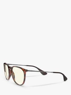 Ray-Ban RB4171 Women's Square Tortoise Shell Sunglasses, Mid Brown - view 2, Mid Brown