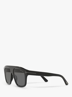 TOM FORD FT0777 Women's Thor Rectangular Sunglasses - view 2, Black Black
