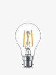 Philips 40W A60 BC LED Dimmable Classic Bulb, Clear