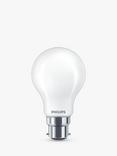 Philips 60W A60 B22 BC LED Non Dimmable Classic Bulb, Cool White