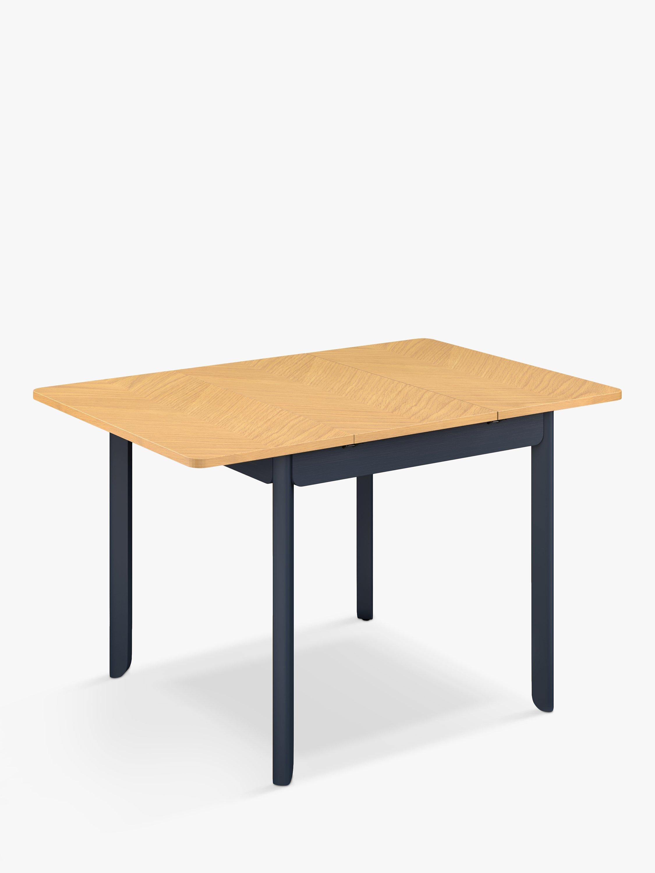 John Lewis ANYDAY Fern 4-6 Seater Extending Dining Table, Ink