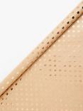 John Lewis Kraft Rose Gold Spot Wrapping Paper, 3m