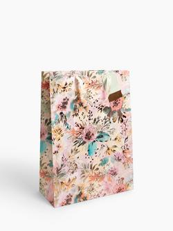 John Lewis Hayley Watercolour Gift Bag, Multi