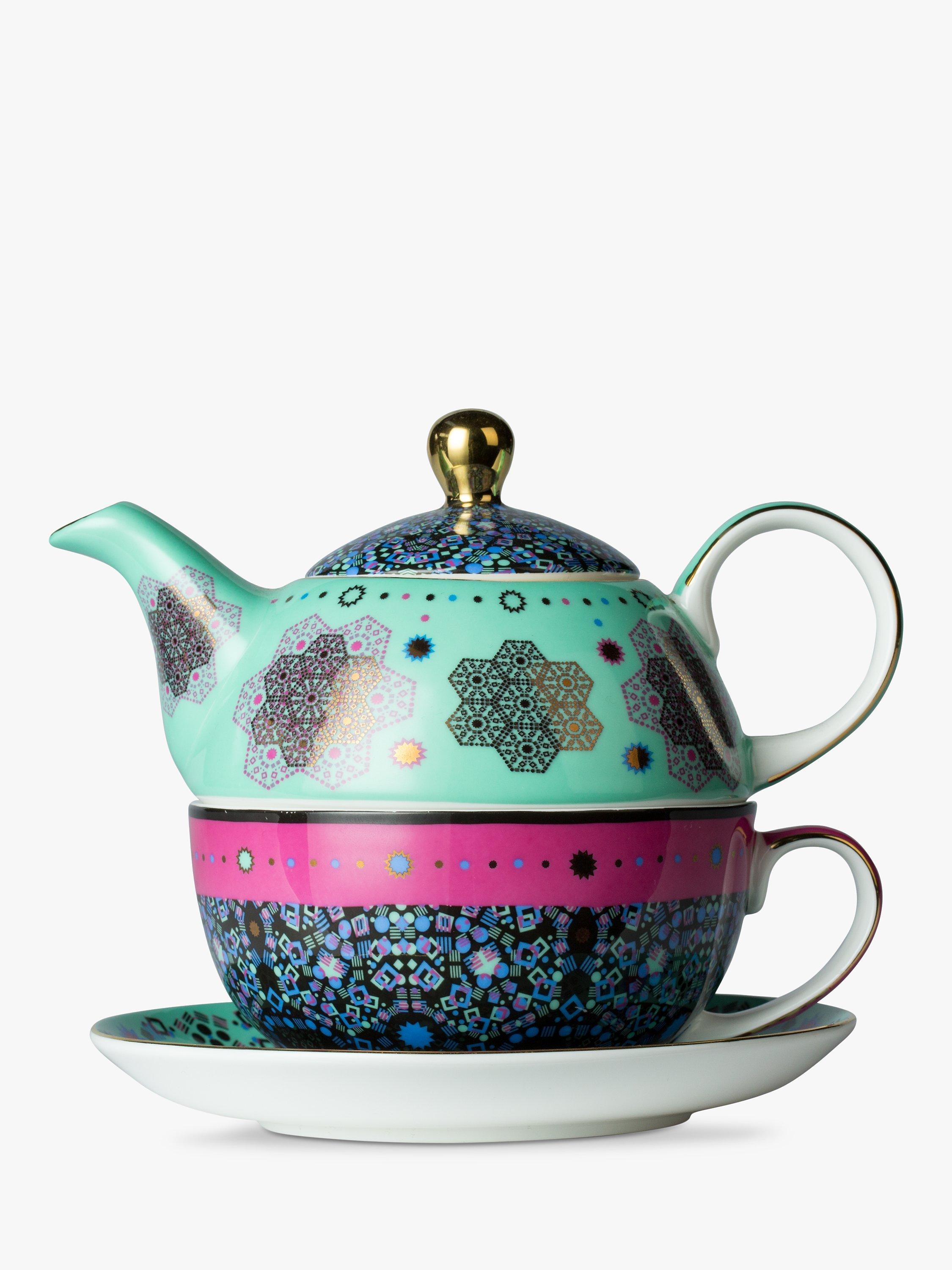 T2 Moroccan Tealeidoscope Tea For One Teapot Set, 450ml, Aqua