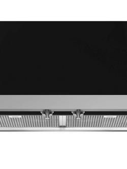 Smeg Portofino KPF12 120cm Chimney Cooker Hood - view 2, Black