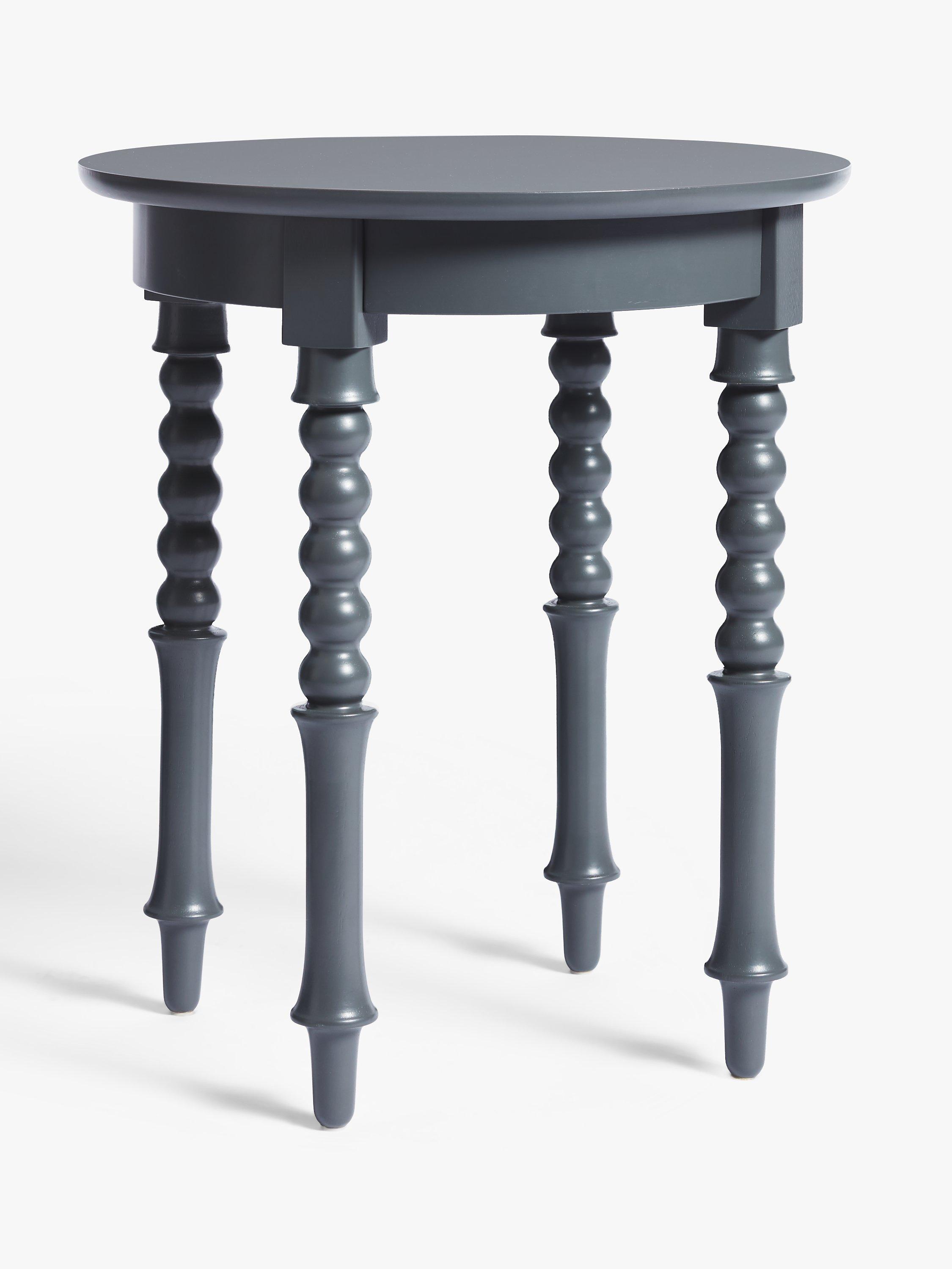 John Lewis ANYDAY Classic Bobbin Side Table, Grey