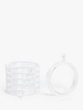 John Lewis Eyelet Rings and Hooks, Pack of 24