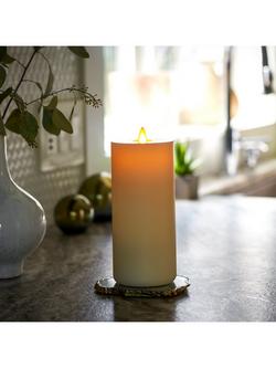 LightLi Moving Flame LED Light Touch Candle, 20 cm - view 2, Ivory