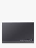 Samsung T7 Portable Solid State Drive, USB 3.2, 500GB, Titan Grey