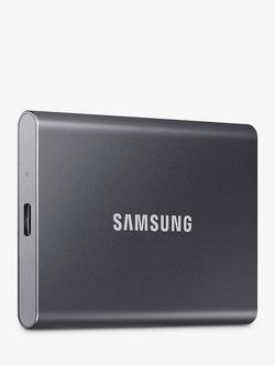 Samsung T7 Portable Solid State Drive, USB 3.2, 1TB, Titan Grey, Titan Grey
