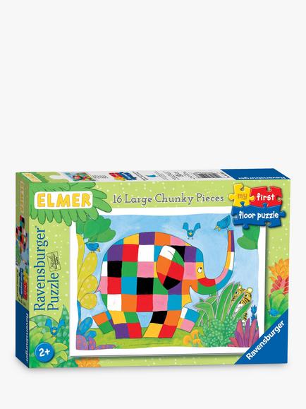 Ravensburger Elmer The Patchwork Elephant My First Floor Jigsaw Puzzle, Multi