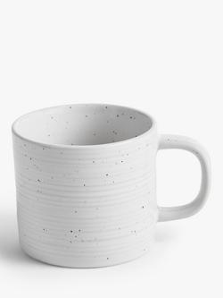 John Lewis Craft Speckle Glaze Mugs, Set of 4, 260ml - view 2, White
