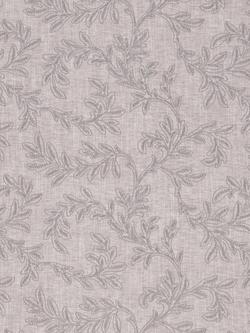 John Lewis Acanthus Embroidered Furnishing Fabric, Smoke