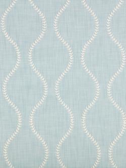 John Lewis Chattis Embroidery Furnishing Fabric, Powder Blue