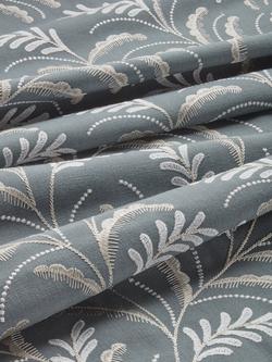 John Lewis Jouvene Embroidered Furnishing Fabric - view 2, Heritage Grey